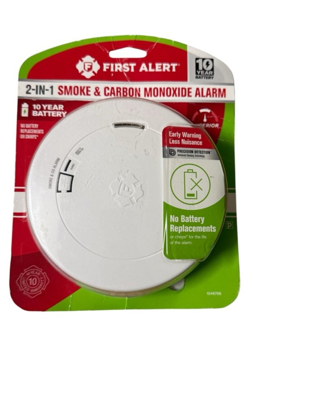First alert  SMOKE & CARBON MONOXIDE ALARM new